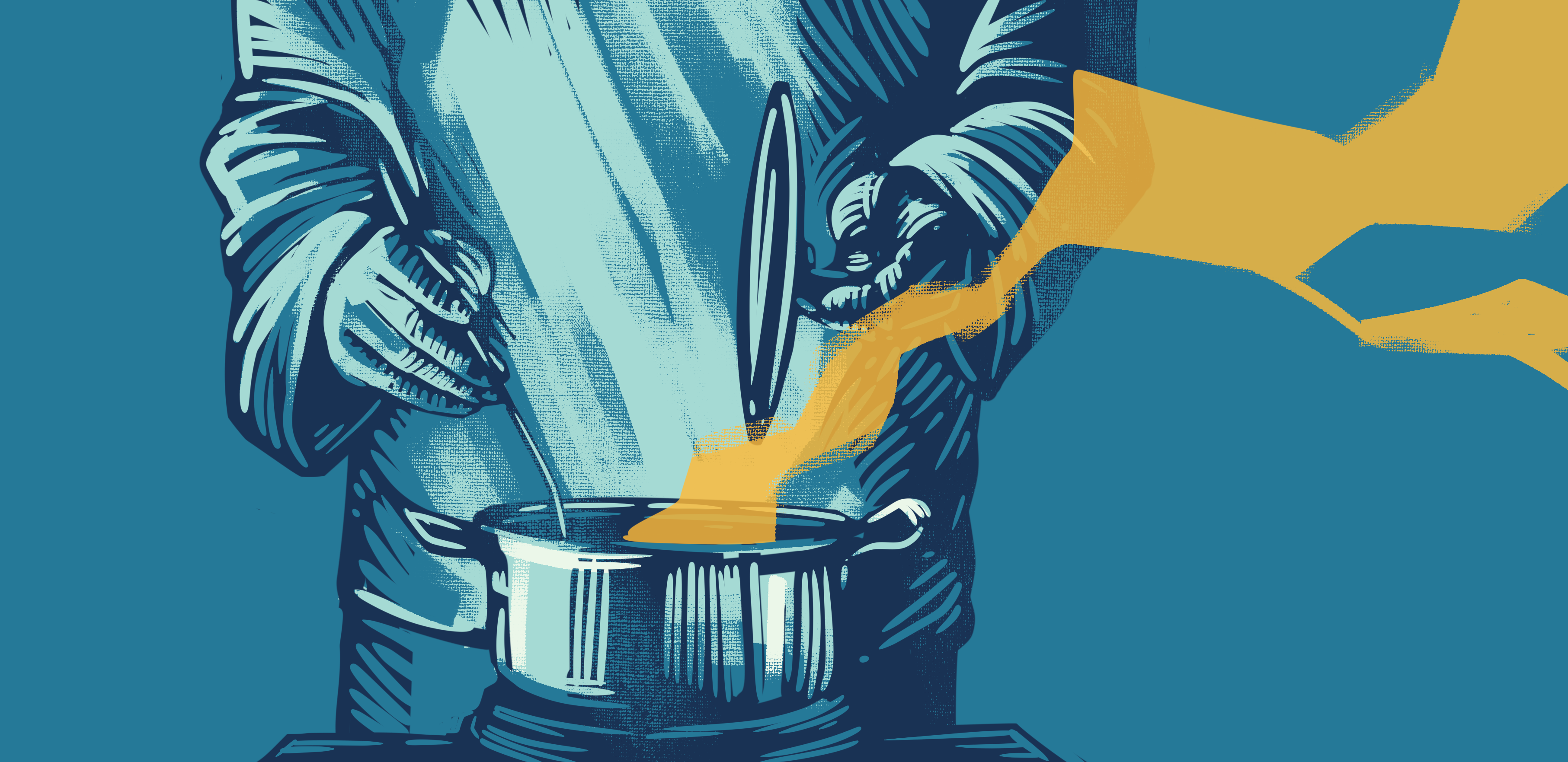 A poster illustrating Kellar's "self-decapitation" illusion